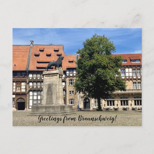 Carte Postale aWorld2Celebrate : Salutations de Braunschweig! (Devant)