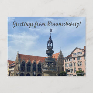 Carte Postale aWorld2Celebrate : Salutations de Braunschweig!