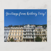 Carte Postale aWorld2Celebrate : Salutations de Karlovy Vary! (Devant)