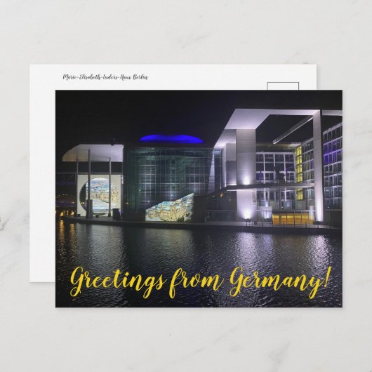 Carte Postale aWorld2Celebrate : Salutations de l'Allemagne! (Devant / Derrière)