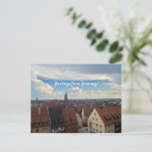 Carte Postale aWorld2Celebrate : Salutations de l'Allemagne! (Debout devant)