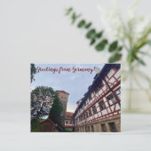 Carte Postale aWorld2Celebrate : Salutations de l'Allemagne! (Debout devant)