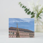 Carte Postale aWorld2Celebrate : Salutations de l'Allemagne! (Debout devant)