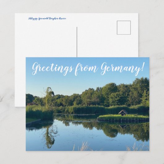 Carte Postale aWorld2Celebrate : Salutations de l'Allemagne! (Devant / Derrière)