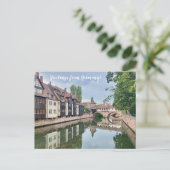 Carte Postale aWorld2Celebrate : Salutations de l'Allemagne! (Debout devant)