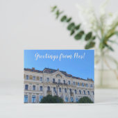 Carte Postale aWorld2Celebrate: Salutations de Pécs ! (Debout devant)