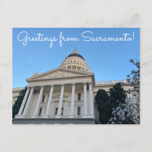 Carte Postale aWorld2Celebrate : Salutations de Sacramento!