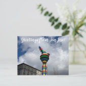 Carte Postale aWorld2Celebrate : Salutations de San Jose! (Debout devant)