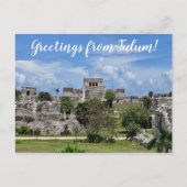 Carte Postale aWorld2Celebrate : Salutations de Tulum! (Devant)