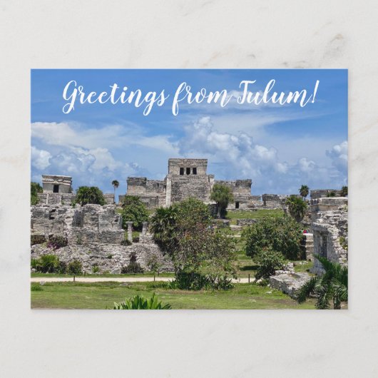 Carte Postale aWorld2Celebrate : Salutations de Tulum! (Devant)