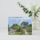 Carte Postale aWorld2Celebrate : Salutations de Tulum! (Debout devant)