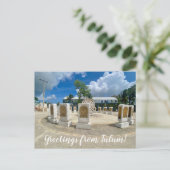 Carte Postale aWorld2Celebrate : Salutations de Tulum! (Debout devant)