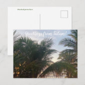 Carte Postale aWorld2Celebrate : Salutations de Tulum! (Devant / Derrière)