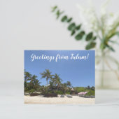 Carte Postale aWorld2Celebrate : Salutations de Tulum! (Debout devant)