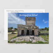 Carte Postale aWorld2Celebrate : Salutations de Tulum! (Devant / Derrière)
