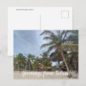 Carte Postale aWorld2Celebrate : Salutations de Tulum! (Devant / Derrière)