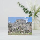 Carte Postale aWorld2Celebrate : Salutations de Tulum! (Debout devant)