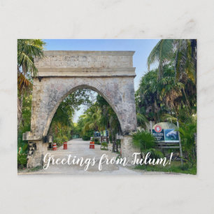 Carte Postale aWorld2Celebrate : Salutations de Tulum !