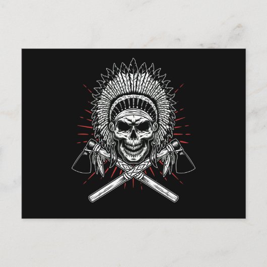 Carte Postale Axe de Skull (Devant)
