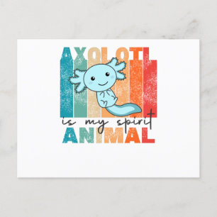 Carte Postale Axolotl Est Mon Esprit Animal - Sweet Axolotl