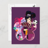 Carte Postale Ayaka dans la ville de Harajuku (Devant / Derrière)