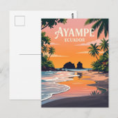 Carte Postale Ayampe Équateur (Devant / Derrière)