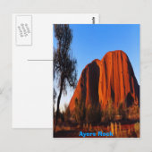 Carte Postale Ayers Rock, affiche (Devant / Derrière)