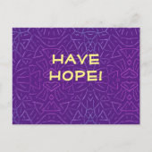 Carte Postale Ayez de l'espoir ! (Devant)