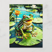 Carte Postale Ayez Une Belle Grenouille À Leap Day (Devant)