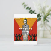 Carte Postale Ayn Rand & Citation d'avortement Cadeaux et Tee -  (Debout devant)