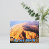 Carte postale Ayres Rock Uluru Australie (Debout devant)