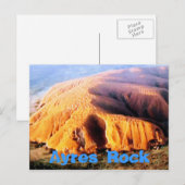 Carte postale Ayres Rock Uluru Australie (Devant / Derrière)