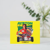 Carte Postale Ayrton Senna (Debout devant)