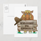 Carte Postale AZ- Bienvenue à l'Arizona Horse (Devant / Derrière)