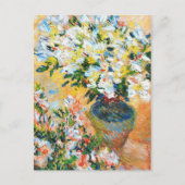 Carte Postale Azalées blanches dans un pot, 1885 Claude Monet (Devant)