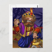 Carte postale Azarbad (Devant / Derrière)