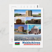 Carte Postale Azerbaijan - Nakhchivan - Mosaic - (Devant / Derrière)