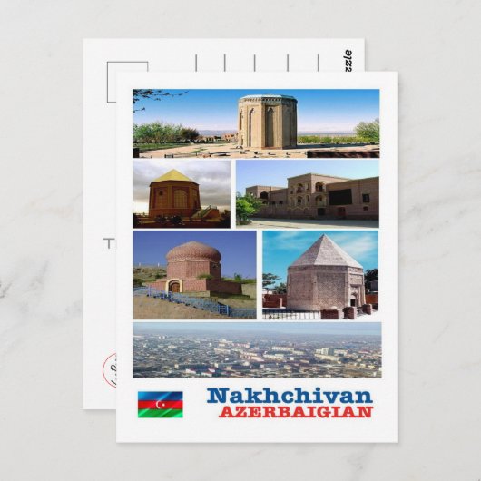 Carte Postale Azerbaijan - Nakhchivan - Mosaic - (Devant / Derrière)