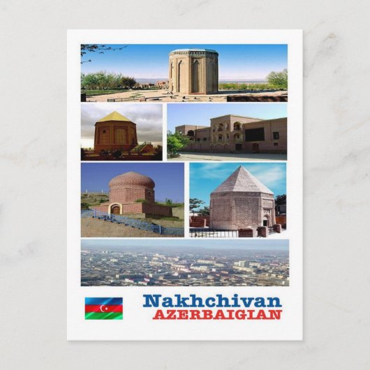 Carte Postale Azerbaijan - Nakhchivan - Mosaic - (Devant)