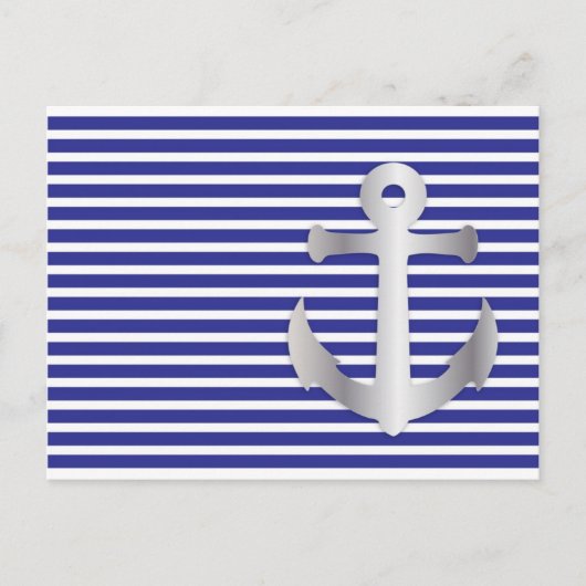 Carte Postale Aziza Stripes & Marine Blue Seaman (Devant)