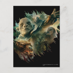 Carte Postale Azog, Narzug et Bolg Graphic