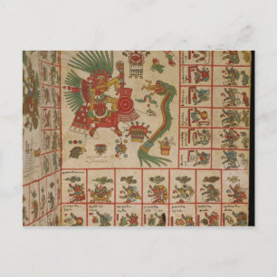Carte Postale Aztec Codex Borbonicus