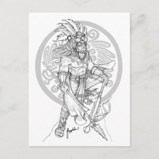 Carte Postale Aztec Jaguar