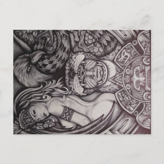 Carte Postale Aztèque (Devant)