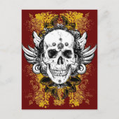 Carte Postale Aztèque-Crâne (Devant)