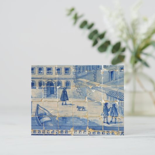 Carte Postale Azulejo (Debout devant)