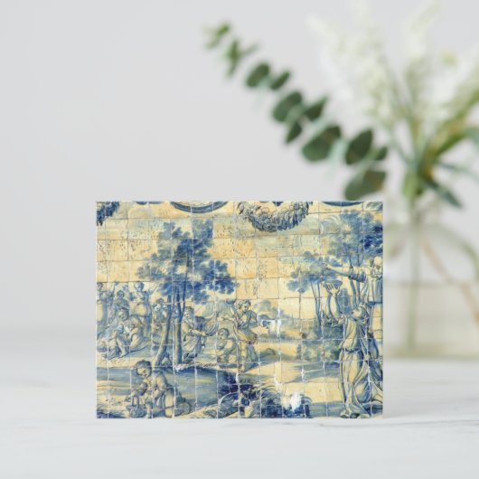 Carte Postale Azulejo (Debout devant)