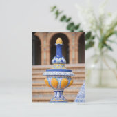 Carte Postale Azulejo Glaçurée Finial (Debout devant)