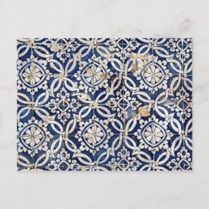 Carte Postale Azulejo, portugais vintage
