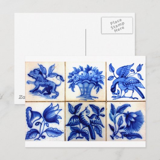 Carte Postale Azulejos (Devant / Derrière)